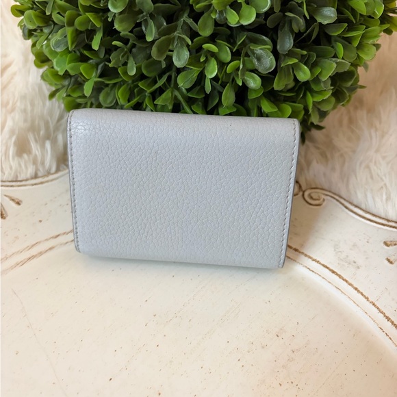 Celine MinibLight blue color block trifold leather wallet - Picture 7 of 7